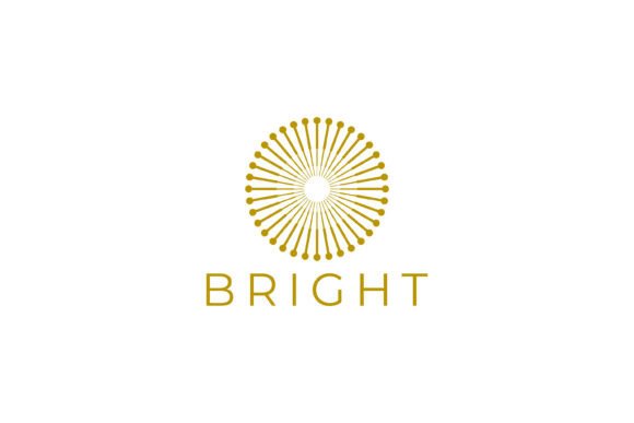Bright and Radiant Sunburst Logo for Graphics & Logo Templates