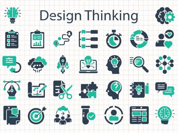 Design Thinking Creative Process Svg for Branding and Marketing