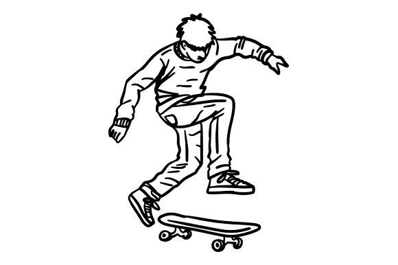 Dynamic Skateboard Jump: Graphics & Illustrations Review