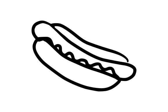 Hot Dog Sketch Graphics: A Review for Handmade Illustrations