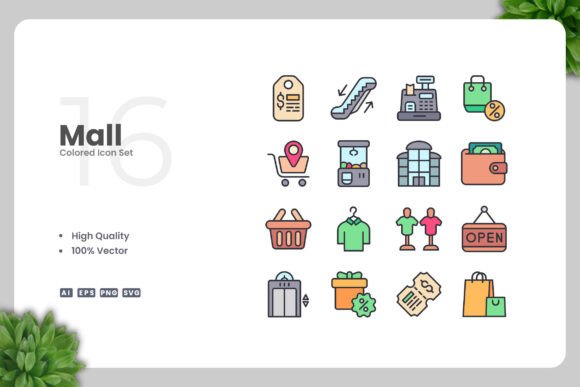 Mall Colored Icons Review for Embroidery Projects
