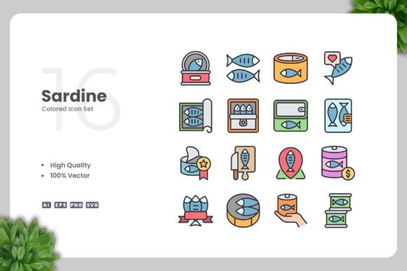 Sardine Colored Icons: A Review of Modern Graphics for Branding
